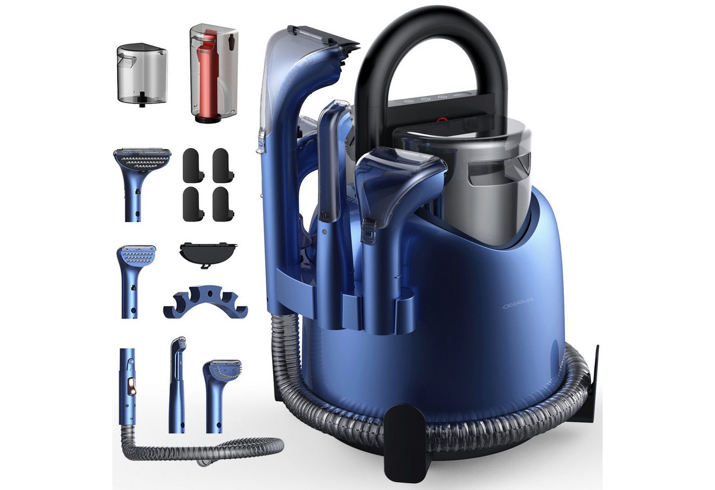 Deerma Multi-Sauger DEM-BY200 Nass -Trocken Staubsauger + 5 Bürstenköpfen 1.6l Wassertank, 900 W Deerma Multi-Sauger DEM-BY200 Nass -Trocken Staubsauger + 5 Bürstenköpfen 1.6l Wassertank, 900 W von Deerma