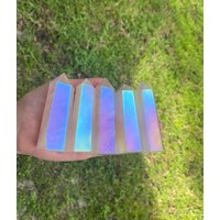 Angel Aura Rosenquarz Kristallspitze Turm Obelisk von DeesCrystalCreations