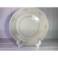 Calico Rose Corning Speiseteller Vintage Blumen Geschirr Corelle 4Er Set von DeesNewOldGems