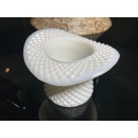 Fenton Milchglas Hobnail Zylinder Vintage Vase Sammlerstück Mid Century von DeesNewOldGems