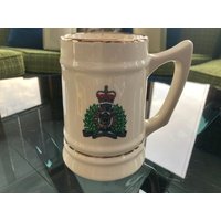 Rcmp, Polizei, Montiert, Becher, Humpen, Bierkrug, Vintage, Hundertjahrfeier Kanada, Kanadisch, Sammlerstück, Souvenir, Niagara On The Lake von DeesNewOldGems