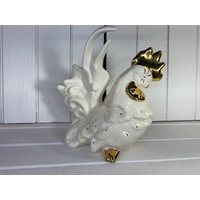 Zahnstocher Halter Huhn Hahn Hors D'oeuvres Vintage Canape, Party Essen Display Erma Stevens von DeesNewOldGems