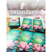 Healing Lotus Orakel - 40 Heilsame Botschaften Für Dich Orakelkarten Erwachsene Selbstliebe Achtsamkeit von DeesOracle