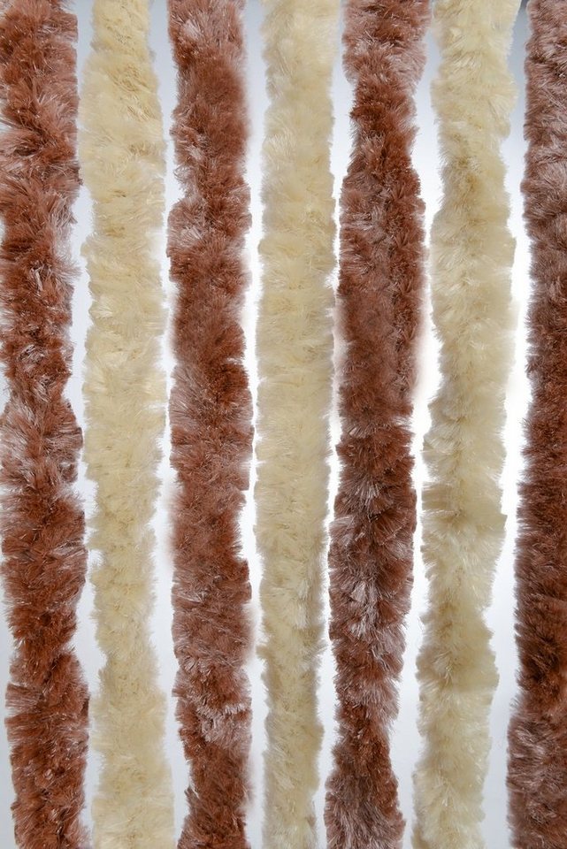 Defactoshop Insektenschutz-Vorhang Flauschvorhang Türvorhang 100x200cm Chenille Fliegenschutz, 100x220cm von Defactoshop