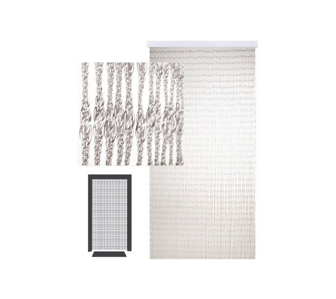 Defactoshop Insektenschutz-Vorhang Türvorhang Fadenvorhang PVC Vorhang Fliegenschutz PVC Streifen CRYIS, Kunststoff von Defactoshop