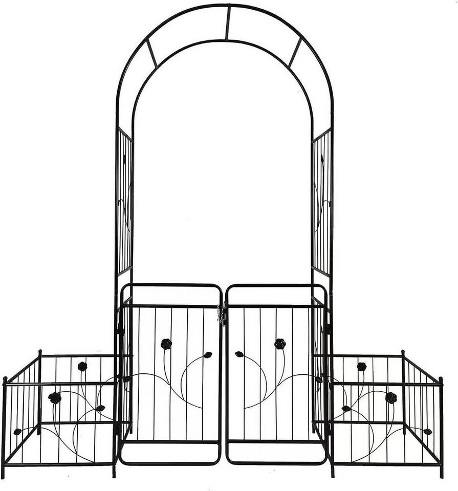 Defactoshop Rosenbogen Rosenbogen Rosensäule Gartenbogen Rankgitter Rankhilfe Spalier, verschiedene Merkmale von Defactoshop