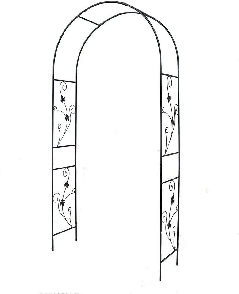 Defactoshop Rosenbogen Rosensäule Gartenbogen Rankgitter Rankhilfe 28B, Maßen: 114 cm x 37 cm x 230 cm von Defactoshop