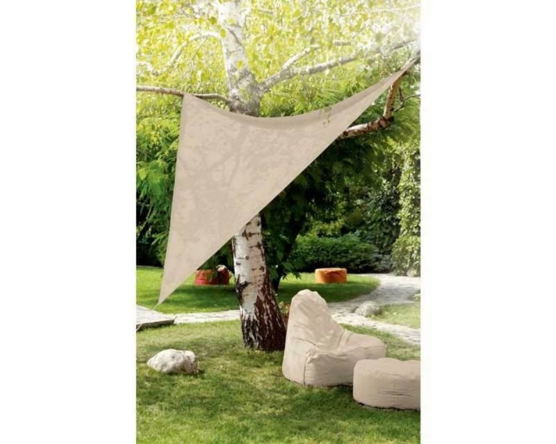 Defactoshop Sonnensegel Sonnensegel Sonnenschutz Camping Sonnendach Markise, Maße ca.: 400 x 300 cm oder 360x360x360 m Dreieck von Defactoshop