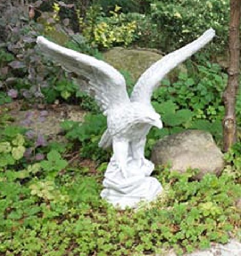 Adler (S103024) Tiere Vögel Vogel Gartenfiguren Steinguss Statuen 60 cm Figur von Defi Deko- und Figurenhandel