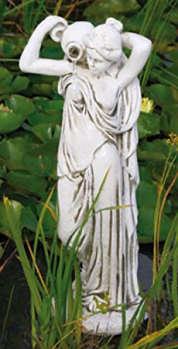 Amphorenträgerin (S101054) Wasserspiel Frau Gartenfigur Skulptur Statue Steinguss 76 cm Figur von Defi Deko- und Figurenhandel