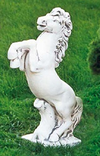 Pferd aufrecht (S131) Gartendeko Tierfiguren Steinguss Steinfigur 83 cm Figur von Defi Deko- und Figurenhandel