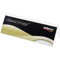 Deflecto 778901 Tisch-Namensschild Classic Image® (L x B x H) 30 x 150 x 55mm von Deflecto