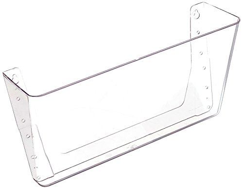 Deflecto Wand-Prospektspender stapelbar A4 Querformat transparent Deflecto Wand-Prospektspender stapelbar A4 Querformat transparent von Deflecto