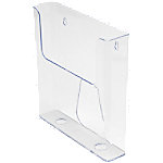 Deflecto wandmontierbarer Prospektständer Polystyrol 173 x 180 x 45mm DIN A5 Transparent von Deflecto