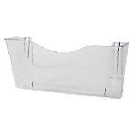 Deflecto wandmontierbarer Prospektständer Polystyrol 380 x 105 x 180mm DIN A4 Transparent von Deflecto