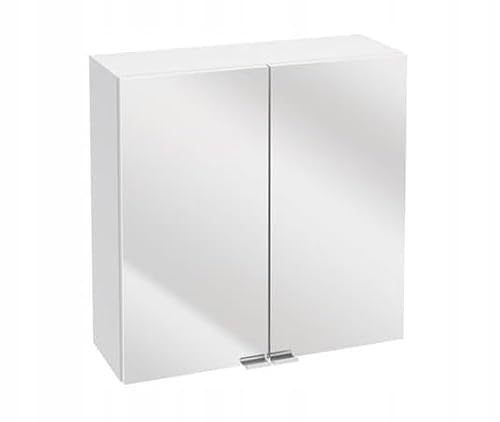 .Deftrans Domodomo Bad-Hängeschrank mit Spiegel 60 x 60 x 23 cm weiß, Aufbewahrungsschrank, Medizinschrank, Badschrank mit 2 Türen .Deftrans Domodomo Bad-Hängeschrank mit Spiegel 60 x 60 x 23 cm weiß, Aufbewahrungsschrank, Medizinschrank, Badschrank mit 2 Türen von .Deftrans