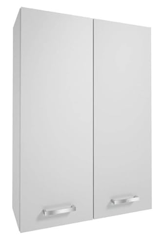Deftrans Domodomo Badezimmer Wandschrank weiß glänzend MEA 71 x 50 cm, Badezimmer Hängeschrank, Schrank für Badezimmer von Deftrans