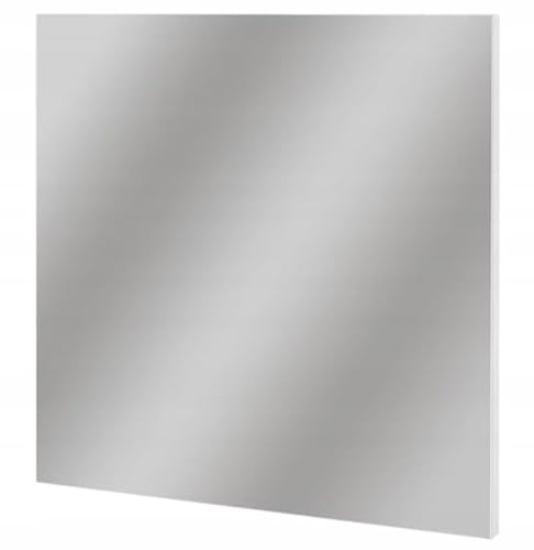 .Deftrans – Spiegel Badezimmer 60x60 cm Schwarz Hochglanz – Klassischer Wandspiegel für Bad, Flur oder Schlafzimmer – Quadratischer Badspiegel ohne Beleuchtung von .Deftrans