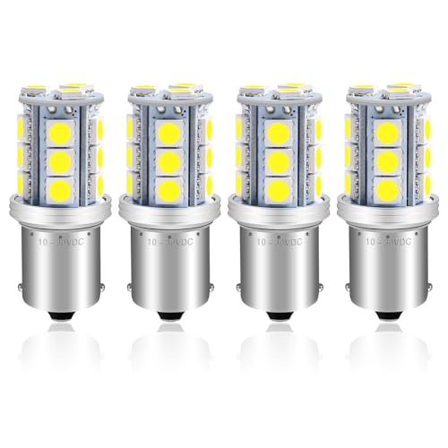 Defvnsy 4 Stück 1156 kleine Glühbirnen - 10V-30V AC/DC, Wasserdichtes Design, 3 Watt Weiß Super Hell Glühbirne für Outdoor Landschaft, Innenhofbeleuchtung Defvnsy 4 Stück 1156 kleine Glühbirnen - 10V-30V AC/DC, Wasserdichtes Design, 3 Watt Weiß Super Hell Glühbirne für Outdoor Landschaft, Innenhofbeleuchtung von Defvnsy