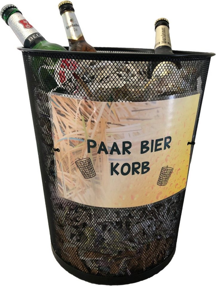 Deggelbam Papierkorb Paar Bier Korb / Witzige Geschenkidee, Ein Hingucker auf jeder Geburtstagsparty! von Deggelbam