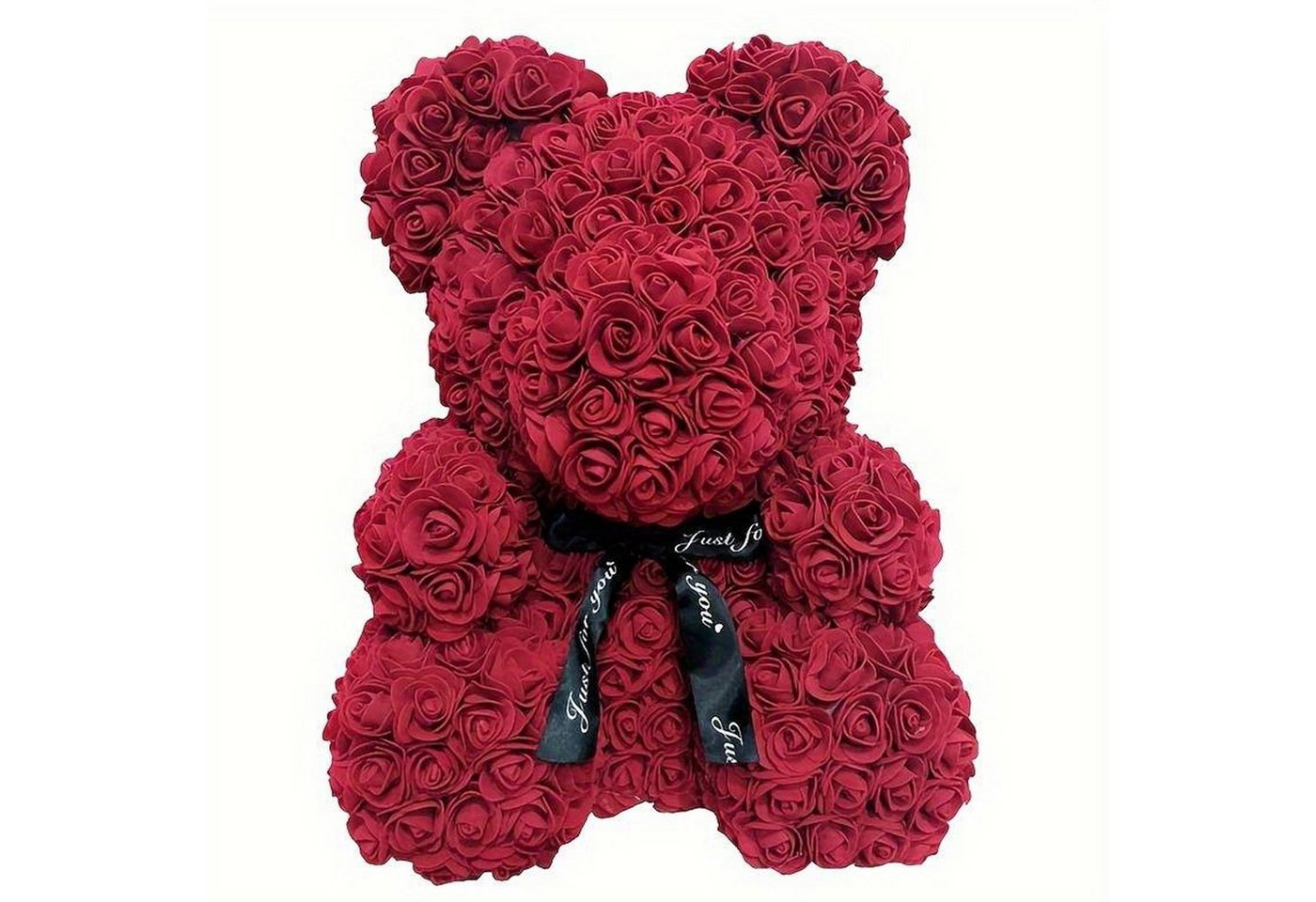 Kunstblumenstrauß Rosenbär Teddybär Rosen Valentinstagsgeschenk, Deggelbam von Deggelbam