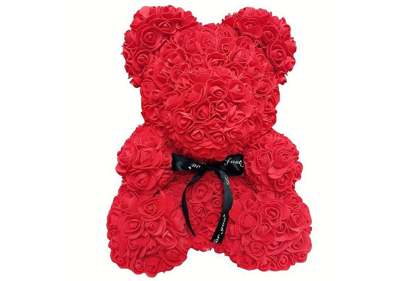 Kunstblumenstrauß Rosenbär Teddybär Rosen Valentinstagsgeschenk, Deggelbam von Deggelbam