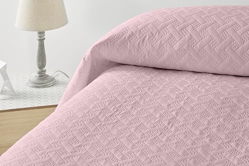 Degrees Home - LISO - Tagesdecke für 150 cm - Tagesdecke Bouti Bett - Frühling und Sommer - 250 x 260 cm - Rosa Degrees Home - LISO - Tagesdecke für 150 cm - Tagesdecke Bouti Bett - Frühling und Sommer - 250 x 260 cm - Rosa von Degrees home
