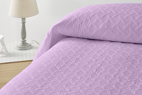 Degrees Home - LISO - Tagesdecke für 90 cm - Tagesdecke Bouti Bett - Frühling und Sommer - 180 x 260 cm, Lila Degrees Home - LISO - Tagesdecke für 90 cm - Tagesdecke Bouti Bett - Frühling und Sommer - 180 x 260 cm, Lila von Degrees home