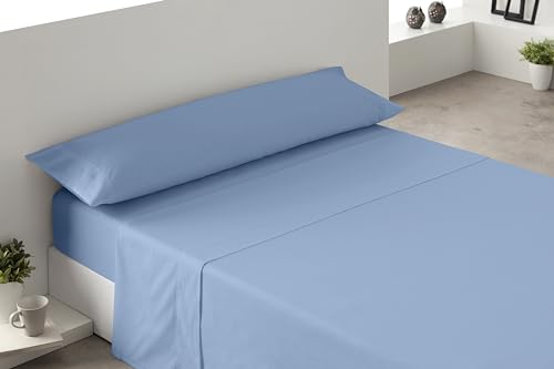 Degrees home - 3-teiliges Bettwäsche-Set - Spannbettlaken, Bettlaken und Kissenbezug - Bett 135 cm - 100% Polyester von Degrees home