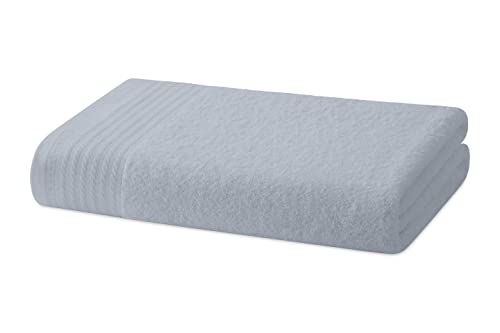 Degrees Home – Großes Duschtuch-Set – Badetuch-Set – 1 großes Duschtuch – 100 % Baumwolle – 480 g/m2 – 95 x 140 cm – GRAU von Degrees home