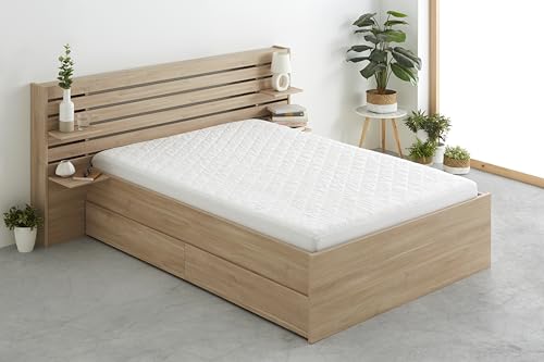 Degrees home - Basic - Matratzenschoner, wasserdicht, gepolstert, verstellbar, milbendicht, für Bett 150 x 190/200 cm von Degrees home