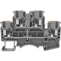 Degson DSKK2.5-01P-11-50-A(H) Doppelstock-Durchgangsklemme Push-In-Klemme Grau von Degson