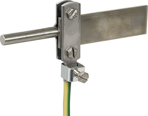 Dehn+Söhne Anschlussklemme NIRO AK RPA V2A f.Rd 8-10 /FL 30 Anschlussklemme für Blitzschutz 4013364104839 (2 Stück Anschlussklemme) von Dehn+Söhne