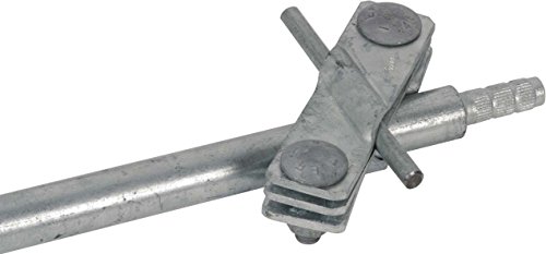 Dehn+Söhne TE-Anschlussschelle 625 015 St/tZn D25 f.Rd7-10 Anschlussklemme für Stab-/Tiefenerder 4013364026599 (2 Stück Anschlussschelle) von Dehn+Söhne