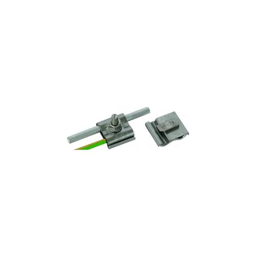 Dehn+Söhne Uni-Erdungsklemme 540 250 M8 Rd8-10mm+4-50qmm Verbinder für Blitzschutz 4013364138650, 1x Universalerdungsklemme, Silber Dehn+Söhne Uni-Erdungsklemme 540 250 M8 Rd8-10mm+4-50qmm Verbinder für Blitzschutz 4013364138650, 1x Universalerdungsklemme, Silber von Dehn+Söhne