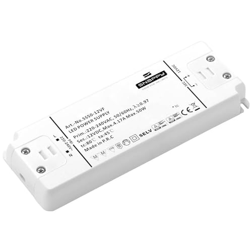 Dehner Elektronik LED-Trafo, LED-Treiber Konstantspannung 50W 4.16A 12 V/DC Überlastschutz, Übersp von Dehner