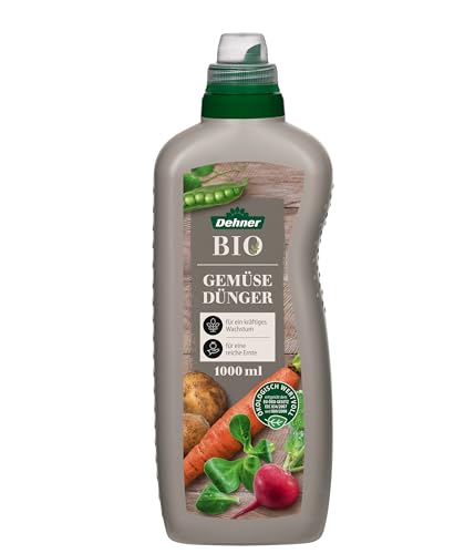 Dehner Bio Gemüsedünger, hochwertiger Flüssigdünger, Dünger für Gemüse, organischer NK-Dünger, ökologisch wertvoll, 1 l, für ca. 150 l, bunt Dehner Bio Gemüsedünger, hochwertiger Flüssigdünger, Dünger für Gemüse, organischer NK-Dünger, ökologisch wertvoll, 1 l, für ca. 150 l, bunt von Dehner
