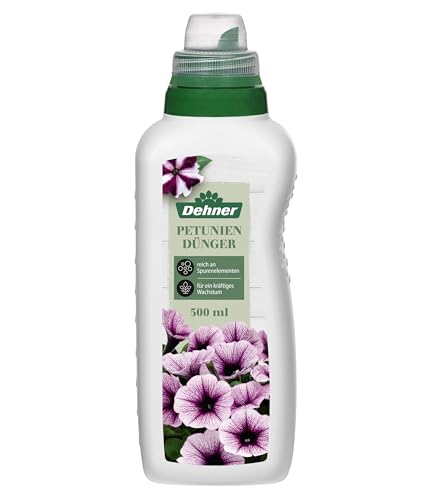 Dehner Petuniendünger, hochwertiger Flüssigdünger, Dünger für Petunien / Surfinien / Geranien, organischer NPK-Dünger, mit Spurennährstoffen, 500ml, für ca. 75l, bunt Dehner Petuniendünger, hochwertiger Flüssigdünger, Dünger für Petunien / Surfinien / Geranien, organischer NPK-Dünger, mit Spurennährstoffen, 500ml, für ca. 75l, bunt von Dehner