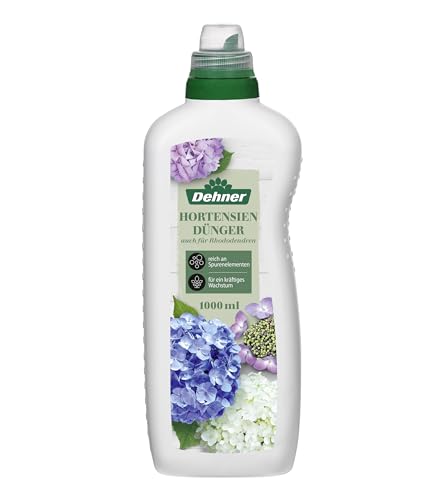 Dehner Hortensien- und Rhododendrondünger, hochwertiger Flüssigdünger, Dünger für Laubgehölze, organischer NPK-Dünger, mit Spurennährstoffen, 1 l, für ca. 150 l, bunt Dehner Hortensien- und Rhododendrondünger, hochwertiger Flüssigdünger, Dünger für Laubgehölze, organischer NPK-Dünger, mit Spurennährstoffen, 1 l, für ca. 150 l, bunt von Dehner