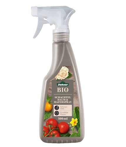 Dehner Bio Schachtelhalm und Haferspray, Spezialpflege, hochwertiger Flüssigdünger, Dünger für Pflanzen / Gemüse, Pflanzenstärkungsmittel, 500 ml, bunt von Dehner