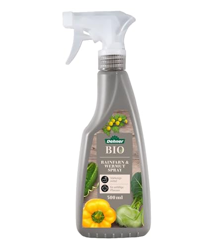 Dehner Bio Rainfarn und Wermutspray, Spezialpflege, hochwertiger Flüssigdünger, Dünger für Pflanzen / Gemüse, Pflanzenstärkungsmittel, 500 ml von Dehner