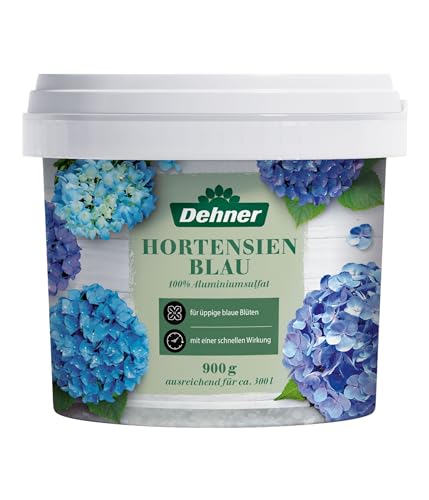 Dehner Hortensien-Blau, Pflanzenhilfsmittel, zur Blaufärbung von Hortensien, mit Sofortwirkung, 900 g, für ca. 300 l von Dehner