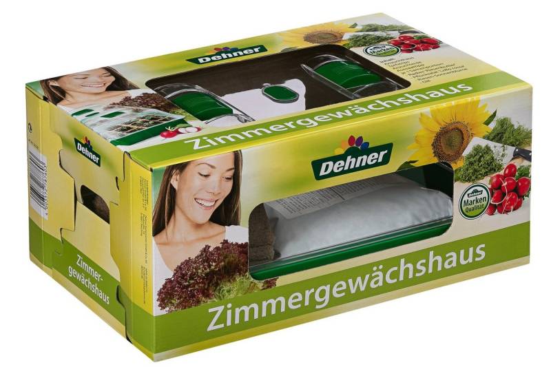 Dehner Anzuchttopf Zimmergewächshaus Komplett-Set, 38 x 24 x 18 cm von Dehner