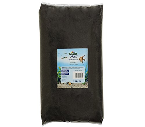 Dehner Aqua Aquariensand | feiner Kies für Aquarien | schwarzer Farbsand | dekorativer Bodengrund | Sand für Süßwasser-Aquarium | Aquarienkies | Zierkies | Körnung 0.4-1.2 mm | abgerundet | 5 kg Dehner Aqua Aquariensand | feiner Kies für Aquarien | schwarzer Farbsand | dekorativer Bodengrund | Sand für Süßwasser-Aquarium | Aquarienkies | Zierkies | Körnung 0.4-1.2 mm | abgerundet | 5 kg von Dehner