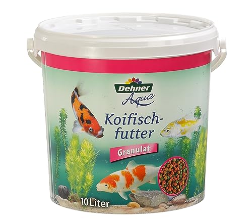 Dehner Aqua Fischfutter, Koifischfutter Granulat, 10 l von Dehner