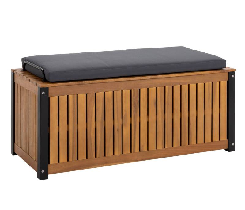 Dehner Balkonset Kissenbox Liverpool, 45 x 60 x 50 cm, auch als moderne Sitzmöglichkeit verwendbar dank bequemem Sitzpolster von Dehner