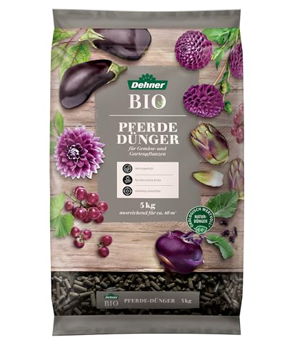 Dehner Bio Pferdedünger, organischer Dünger für Gemüsepflanzen / Gartenpflanzen, aus 100 % Pferdemist, ökologisch wertvoll, 5 kg, für ca. 60 qm, OneSize, bunt Dehner Bio Pferdedünger, organischer Dünger für Gemüsepflanzen / Gartenpflanzen, aus 100 % Pferdemist, ökologisch wertvoll, 5 kg, für ca. 60 qm, OneSize, bunt von Dehner