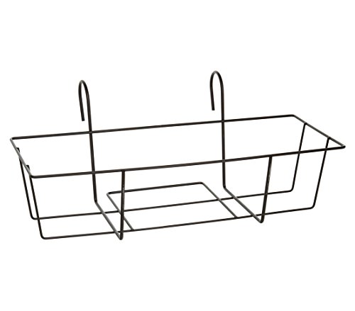 Dehner Blumenkastenhalter Trixie, ca. 55 x 31 x 24 cm, Metall, schwarz von Dehner