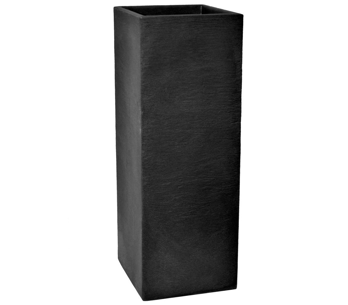 Dehner Blumentopf Pflanzsäule Palermo, eckig, versch. Größen, aus formstabilem und leichtgewichtigem Kunststoff von Dehner