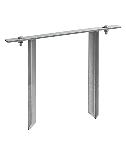 Dehner Bodenanker für Rosenbogen, frostbeständig, 30 x 38 x 2.5 cm, feuerverzinktes und galvanisiertes Metall, dunkelgrau Dehner Bodenanker für Rosenbogen, frostbeständig, 30 x 38 x 2.5 cm, feuerverzinktes und galvanisiertes Metall, dunkelgrau von Dehner